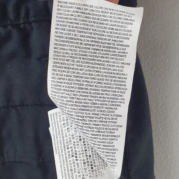 VANS Wide Leg Chino Pants‎ Black Women Size 9 Baggy Streetwear Skater Grunge - Picture 15 of 15